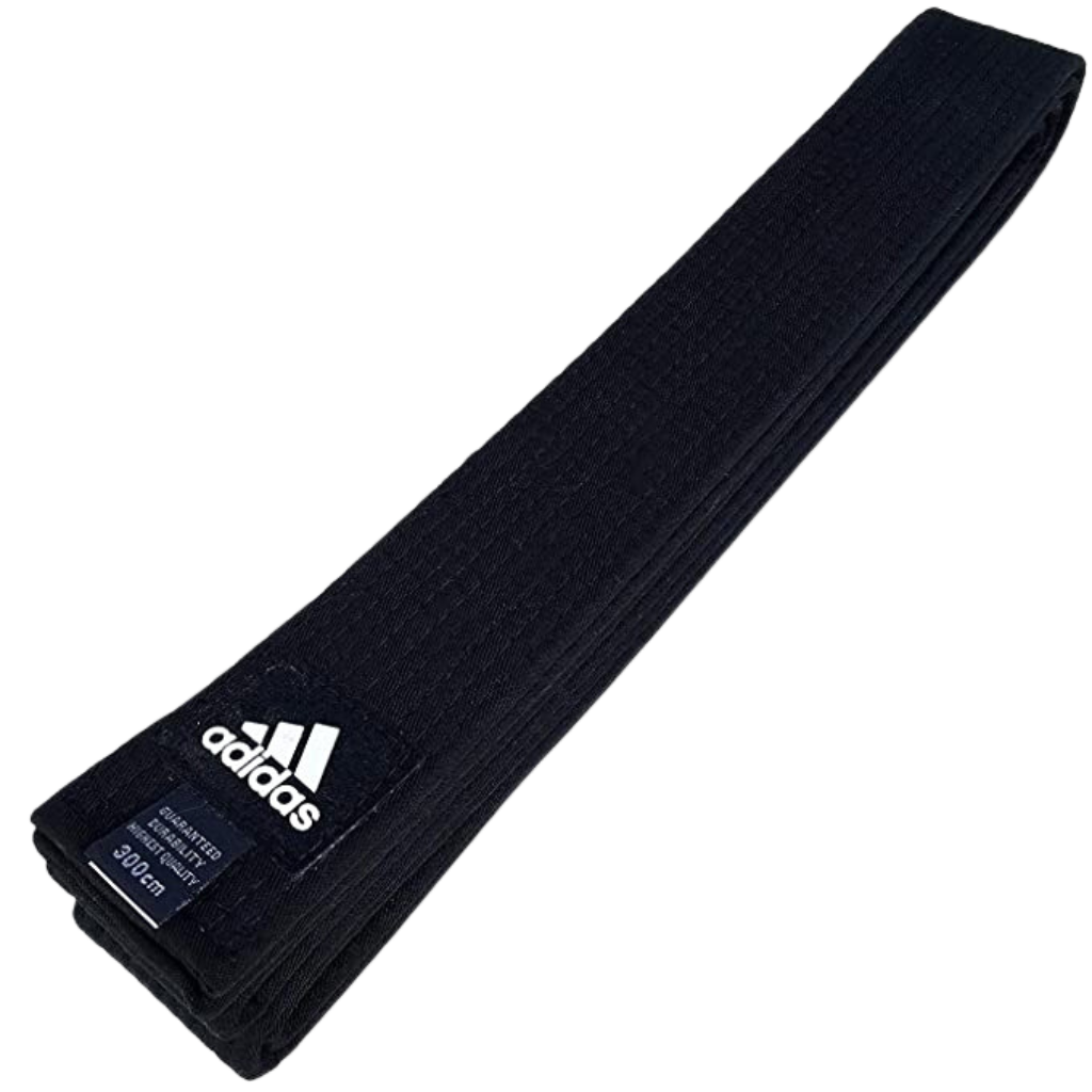 adidas Black Belt for Martial Arts - Taekwondo, Karate, Judo and Jiu Jitsu - 5 cm -Size 4 (280 cm) Feature Image