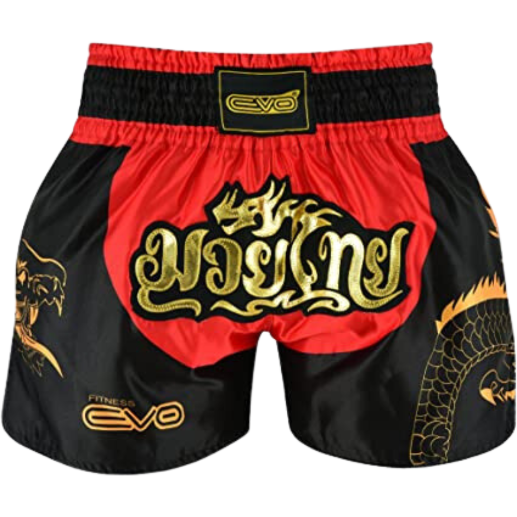 EVO Fitness Muay Thai Shorts MMA Martial Arts Grappling Kick boxing UFC Cage Fighting Gym Training Men Women Feature Image