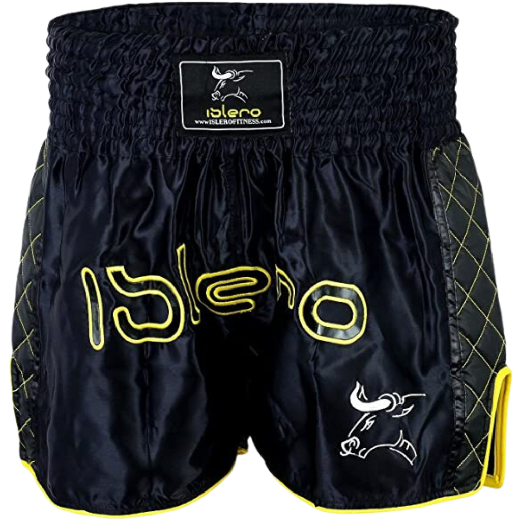 Islero Muay Thai Shorts Fight MMA Kick Boxing Shorts Grappling Martial Arts Gear UFC Cage Fighting Shorts Mens - multicolour Feature Image