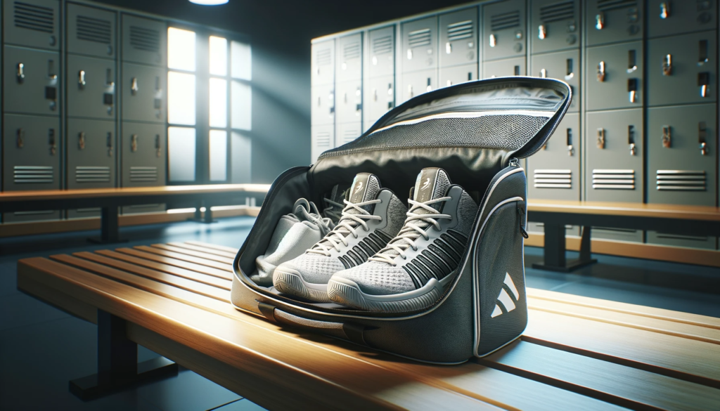 A Shoe Bag with Shoes inside
